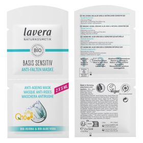 LAVERA - Basis Sensitiv Q10 Anti-Ageing Mask 111024 / 638512 2x5ml