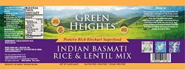 White Rice & Yellow Lentil Superfood Mix - 24 Ounce / 680 Grams Jar (15+ Servings) - Proudly Made in America - Healthy Nourishing Essentials by Green