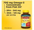 Nature Made Burp Less Omega 3 Fish Oil Supplements 700 mg Minis Softgels, 120 Count