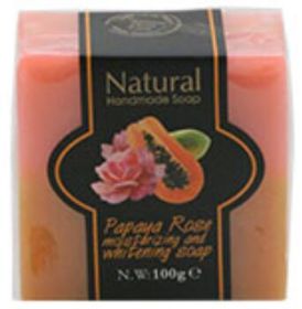 Tea Tree Sulfur Moist Moisturizing Facial Cleanser Sea Salt Soap (Option: Papaya rose)