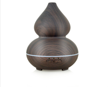 Gourd type 150ml Wood Grain Perfume Machine (Option: Dark wood)