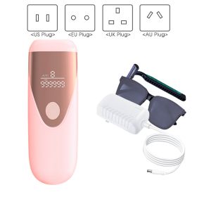 Bikinis IPL Hair Removal LCD Display Perm (Option: Pink-No box-AU)