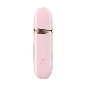 Ultrasonic Shovel Skin Electromechanical Cleaning Instrument Beauty Instrument Shovel Skin Knife Household Cleaning Instrument (Color: Pink)