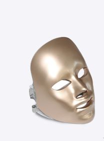 Led Facial beauty instrument (Option: UK-Golden)