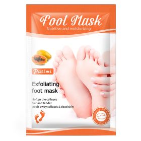 Horny Dead Skin Foot Mask Calluses Slippery (Option: Papaya Foot Mask)