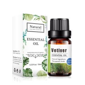 Pure Essential Oil 10ml Aroma Diffuser (Option: Vetiver-10ML)